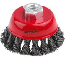 Щетка обдирочная для УШМ STAYER чашеобразная D-80 мм М14 35128-100_z01 35128-100_z01