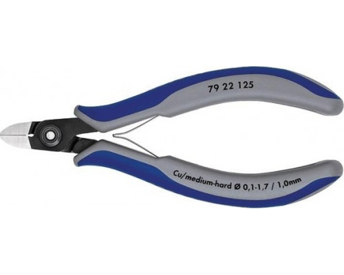 Бокорезы для электроники прецизионные KNIPEX 7922125, 125 мм