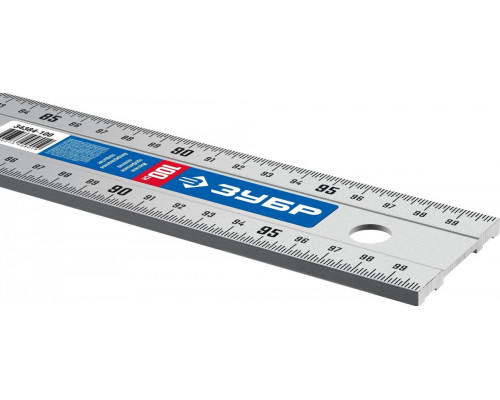 Линейка ЗУБР АПЛ 1,0 м алюминиевая усиленная 34384-100