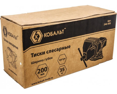 Тиски слесарные Кобальт 200 мм 246-005 246-005
