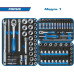 Тележка инструментальная KING TONY FOCUS с набором инструментов 188 предметов, синяя 9G38-188MRVB