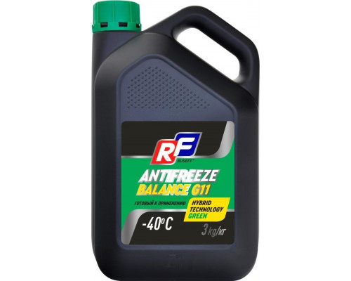 Антифриз RUSEFF BALANCE G11 зеленый 3 л 17462N 17462N