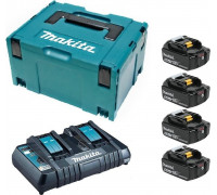 Набор АКБ и ЗУ MAKITA 18.0В 5,0 Ач Li-ion (4шт.) BL1850B/DC18RD (1шт.) 199591-7 199591-7