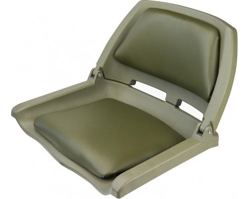 Кресло складное с мягкими накладками SKIPPER оливковое (пластик) SK75109O