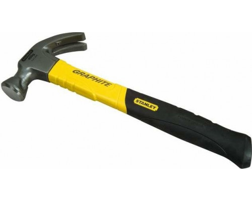 Молоток STANLEY GRAPHITE 1-51-505 450 гр., с гвоздодером 1-51-505