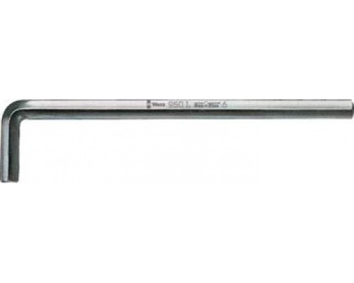 Ключ шестигранный WERA L-образный хромированный 950 L SW 4.0 мм