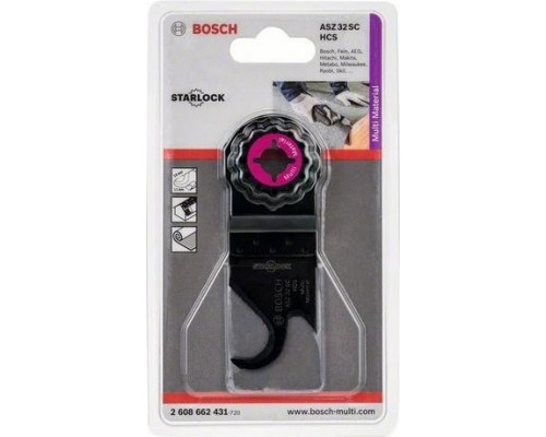 Многофункциональный нож BOSCH 24х11 мм HCS ASZ 32 SC 2608662431