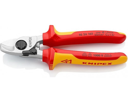 Тросорез KNIPEX 9526165SB 165 мм, с пружиной, диэлектрический KN-9526165SB