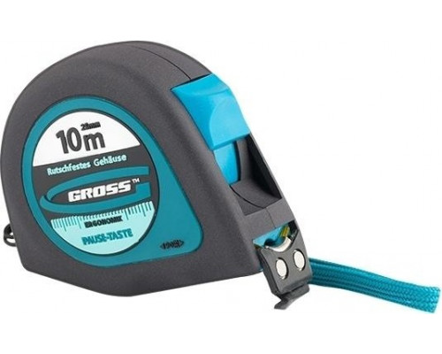Рулетка GROSS Ergonomisch 10.0 м 31105