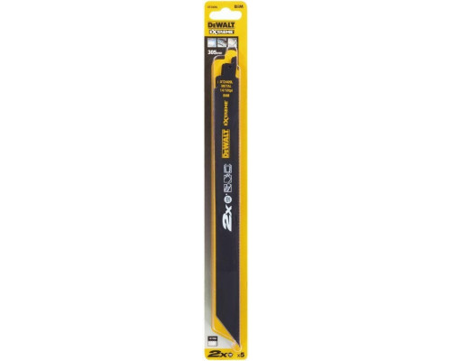 Полотна для сабельных пил по дереву DeWALT BIM 305 мм (5шт.) DT2409L-QZ DT2409L-QZ