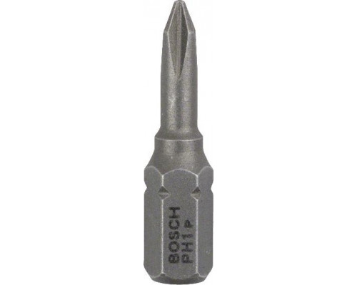 Бита для заворачивания BOSCH Extra Hard 25 мм PH1 3шт 2607001508