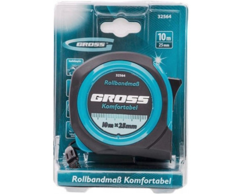 Рулетка GROSS Komfortabel 10.0 м 32564