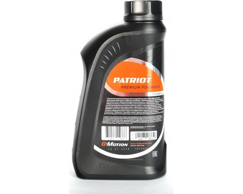 Масло для 2-тактных двигателей PATRIOT G-Motion 2Т Euro 1 л полусинтетическое 850030200