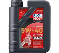 Масло для мотоциклов LIQUI MOLY SAE 5W40 Motorbike 4T Synth Offroad Rac 1 л 3018 синтетическое 3018