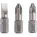 Бита для заворачивания BOSCH Extra Hard 25 мм S1.0х5.5/PH2/PZ2 3шт 2607001766