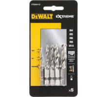 Набор сверл-метчиков DeWALT 5 шт. HEX 1/4