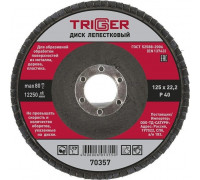 Круг лепестковый TRIGGER 70357 125х22мм p40 Тов-158867