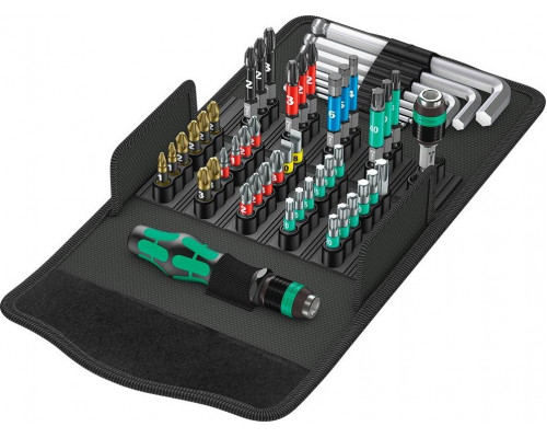 Отвертка с битами WERA Kraftform Kompakt 100 52 предмета WE-057460 WE-057460