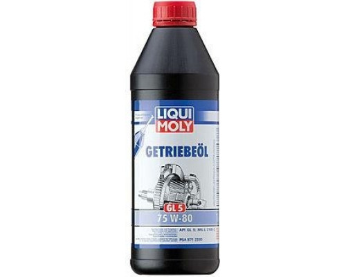 Масло трансмиссионное LIQUI MOLY 75W 80 Getriebeoil GL-5 1 л 7619/3658/20463 3658/7619