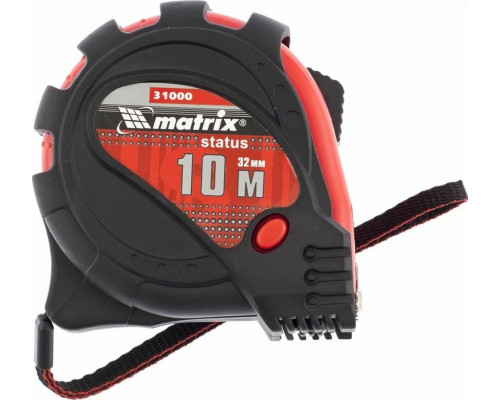Рулетка MATRIX Status Magnet 3 fixations 10.0 м 31000