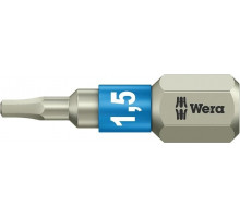 Бита для заворачивания, нержавеющая сталь WERA 3840/1 TS 1,5 мм, 25 мм WE-071070 WE-071070