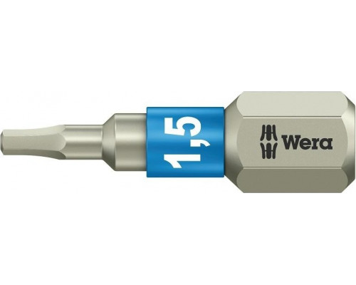 Бита для заворачивания, нержавеющая сталь WERA 3840/1 TS 1,5 мм, 25 мм WE-071070 WE-071070