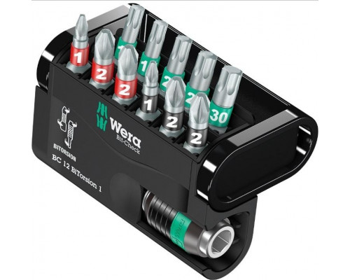 Набор насадок WERA Bit-Check 12 BiTorsion WE-057420 WE-057420