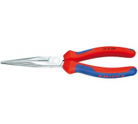 Круглогубцы с плоскими губками и режущими кромками KNIPEX 2615200 200 мм KN-2615200