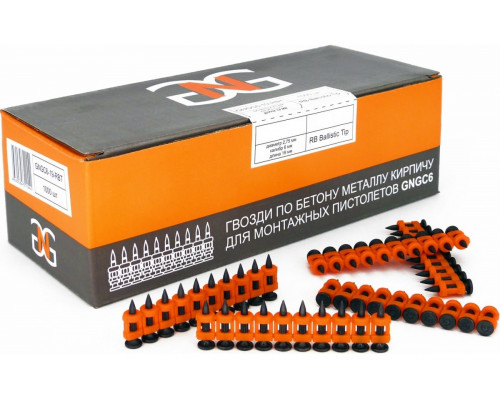 Дюбель-гвоздь монтажный GNG C6-25-RBT (уп.1000 шт.) GNGC625RBT