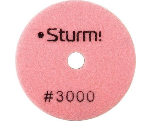 Шлифовальный круг по камню Sturm 9012-W100-3000 алмазный гибкий, 100 мм, мокрое шлиф.