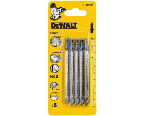 Пилки по дереву DeWALT HCS T101BR 100х73х40 мм (5шт) DT2053 DT2053-QZ