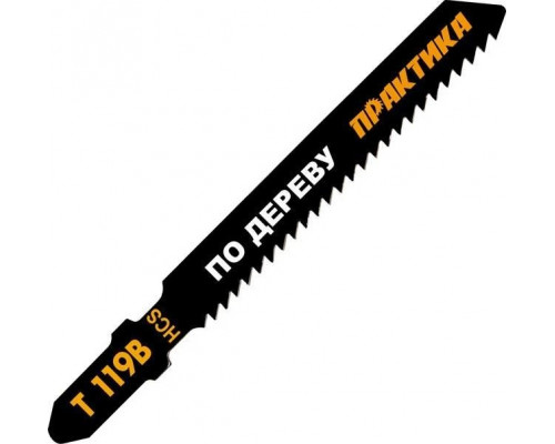 Пилки по дереву ПРАКТИКА T119B 76х50 мм, грубый рез (2шт.) 034-588