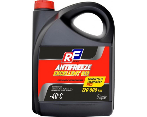 Антифриз RUSEFF EXCELLENT G12 красный 5 л 17359N 17359N