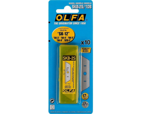 Лезвие для ножа Olfa OL-SKB-2S/10B трапециевидное для sk-12