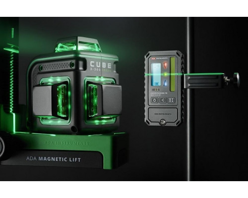 Лазерный уровень ADA CUBE 3-360 GREEN PROFESSIONAL EDITION А00573