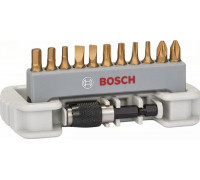 Набор бит BOSCH 12 предметов Max Grip с быстросменным универсальным держателем 2608522128