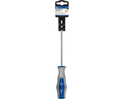 Отвертка крестовая Кобальт 646-348 ultra grip ph-1х150 мм cr-v, двухкомпонентная руко