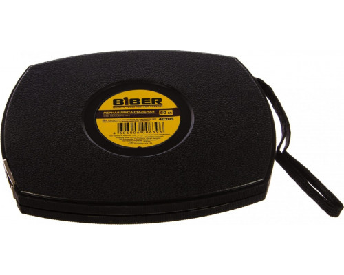 Мерная лента Biber 40 205 стальная 50 м тов-049310