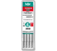 Бур SDS-plus Heller 4power, 6х100х160 мм (11 шт) по бетону TD29195