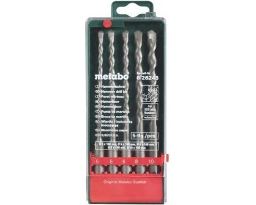 Набор буров SDS-plus classic METABO 5-6-6-8-10 мм (5 шт.) 626243000