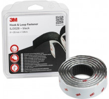 Застежка крючок-петля 3M SJ352Bbk черная 25 мм х 1.25 м 7100123266