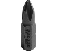 Бита для заворачивания BERGER BG2368 PH3x25мм, 2 шт, S2