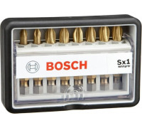 Набор бит BOSCH ROBUST LINE 8 предметов PH1+PZ3 49 мм Max Grip 2607002572
