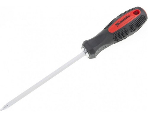 Отвертка комбинированная MATRIX SL6/PH2 мм CrV, антискользящая 2-х компонентная рукоятка 12290