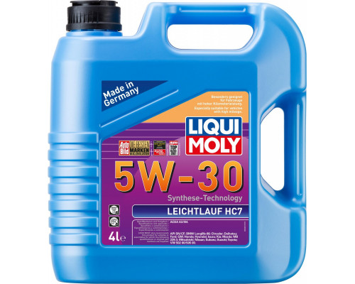 Масло моторное LIQUI MOLY SAE 5W30 Leichtlauf HC 7 4 л 8461 8461