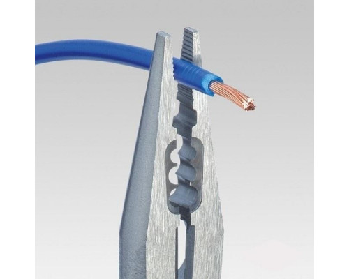 Плоскогубцы KNIPEX 1305160TBK 160 мм для монтажа проводов, хромированные, 2к ру KN-1305160TBK