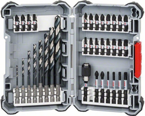 Набор бит и насадок BOSCH Pick and Click PRO 35 предметов IMPACT CONTROL 2608577148