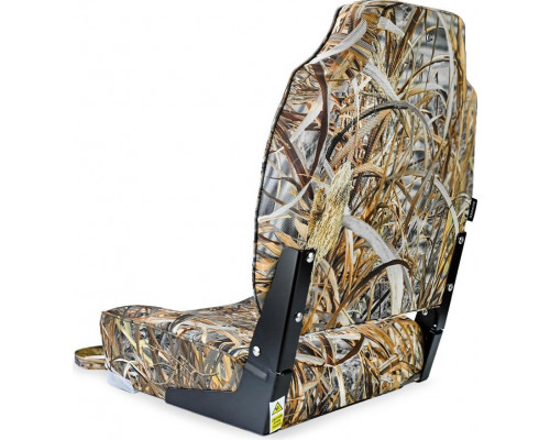 Кресло складное с мягкими накладками SKIPPER камуфляж осень (пластик) SK75107CAMO