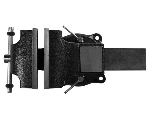 Тиски BERGER BG1339 чугунные поворотные с трубным зажимом и наковальне
