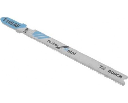 Пилки по металлу BOSCH T118АF HSS (100шт.) Flexible for Metal 2608634774